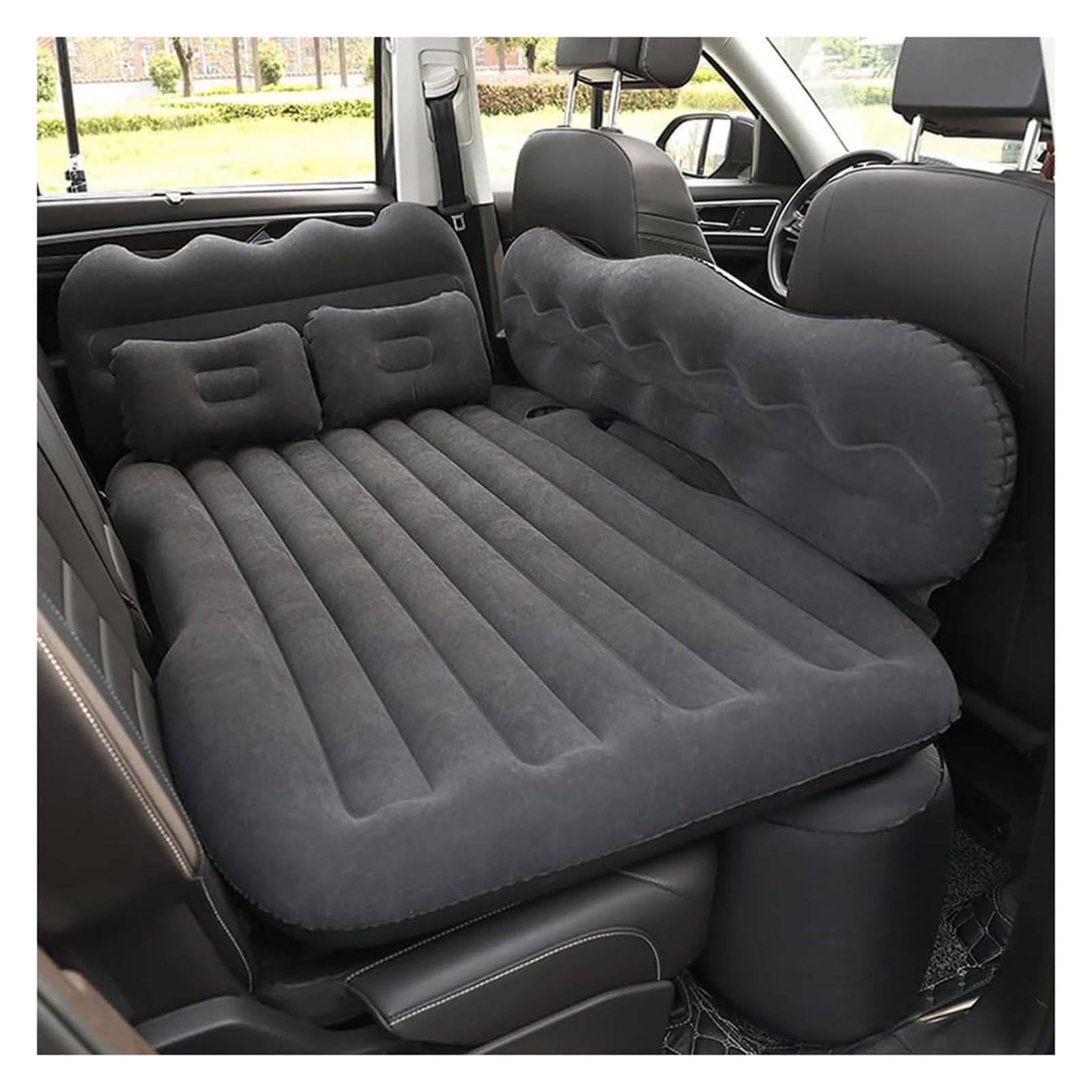 YNEION Car Inflatable Mattress for BMW X5 E53 F30 E34 X5 E70 F15 G30 E91 Touring X6 Sleeping Pad Trunk Air Bed Mattresses Back Seat Cushion Camping Travel Mat,A