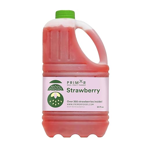 Miniatura 23 de Primor puré de frutas naturales, 64 onzas líquidas, crea jugos totalmente naturales, batidos, cócteles, postres, aderezos, y mucho más, natural