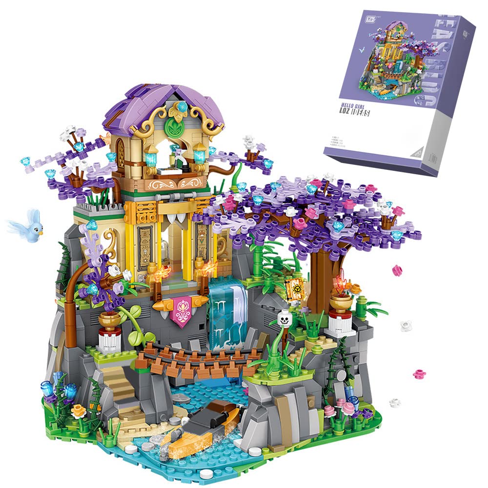 Loz Mini Blocks 1038 Lost Temple Street View House Building