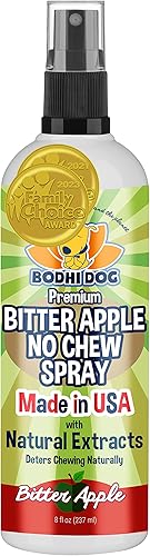 Bodhi Dog Espray de manzana amarga ayuda natural para el entrenamiento de perros y cachorros, disuade a los perros de masticar y morder, hecho en