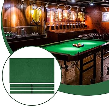 ビリヤードテーブル 緑色のフェルト付き ビリヤードテーブル 緑色のフェルト付き ビリヤードテーブル
