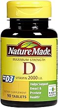 Nature Made Vitamin D, 2000 IU 90ct 90 ea