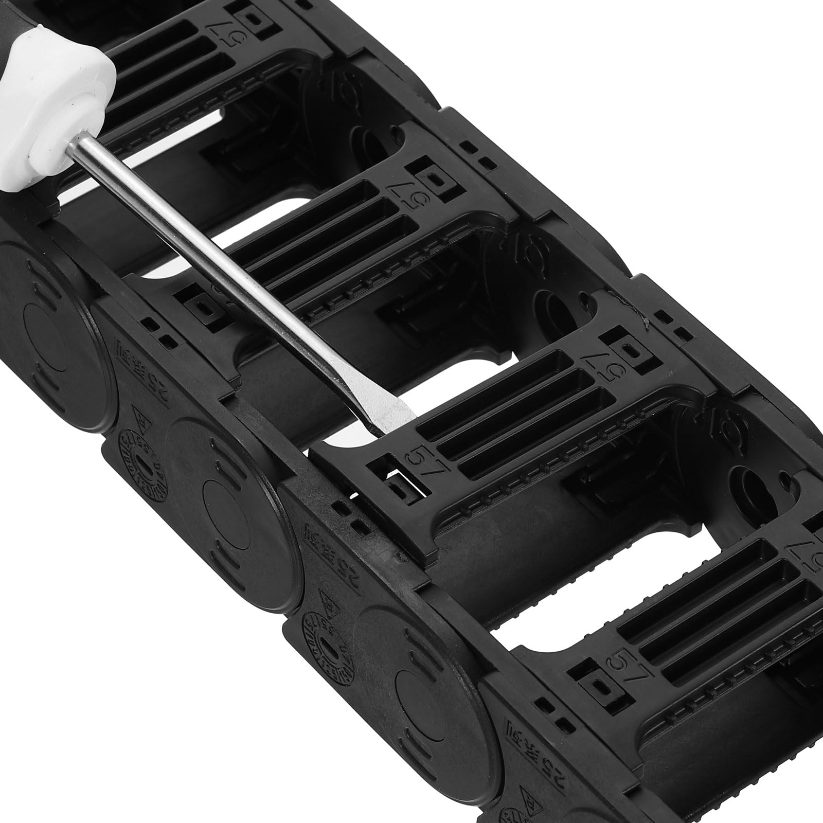 Amazon.com: uxcell Drag Chain Cable Carrier Open Type with End