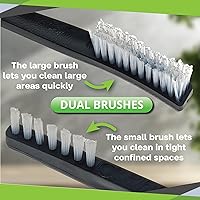 Vista 3 de SE Juego de 10 cepillos de limpieza de armas de doble extremo, kit de suministros de limpieza de armas, cepillos de cerdas de nylon de 7 pulgadas