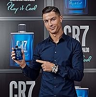 Vista 5 de Cristiano Ronaldo Eau De Toilette Colonia para hombre, aroma a mandarina, bergamota, lavanda y almizcle, 3.4 onzas