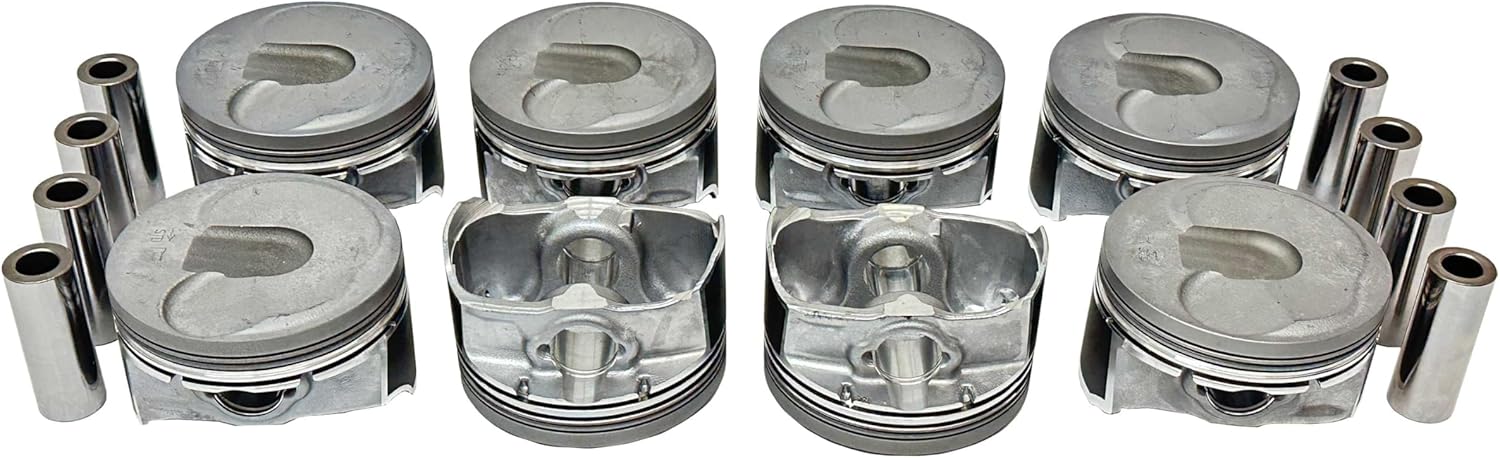 DNJ P3244 Piston Set Standard for 2014-2022 GMC, Chevrolet Suburban, Tahoe, Yukon 6.2L V8 OHV 16V 6162cc