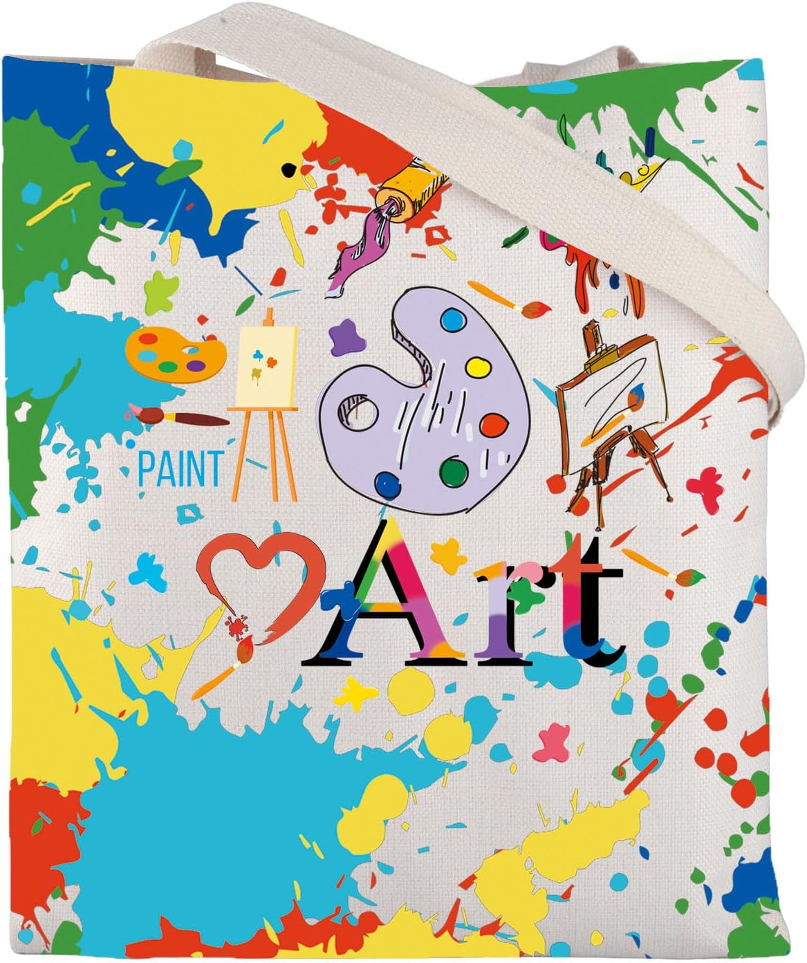Art Lover’s Waterproof Painter Canvas Tote Bag