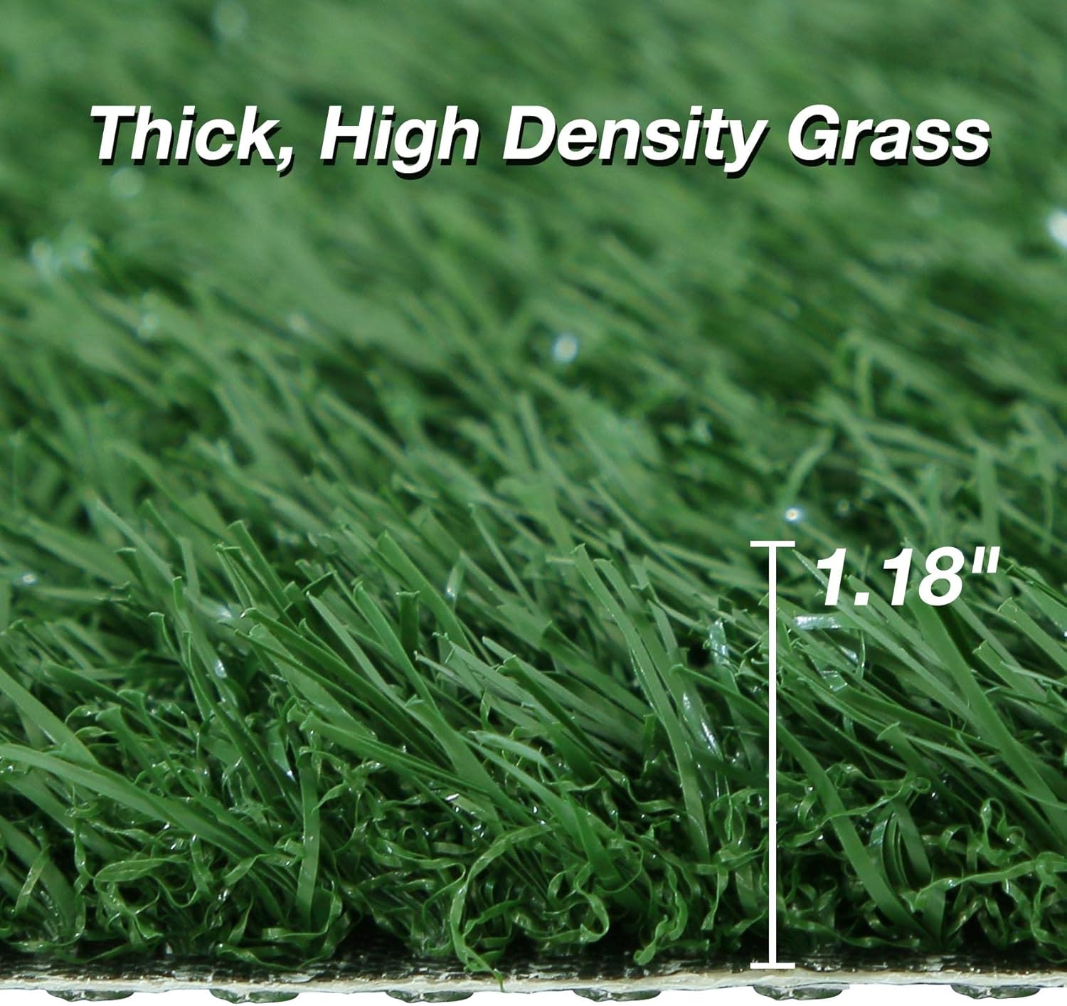 GLOBREEN Artificial Dog Grass Pee Pads 28" X 18" - Large Puppy Training Turf for Potty Tray, Anti Odors Reusable Pet Fake Grass with Drainage, 2 Packs