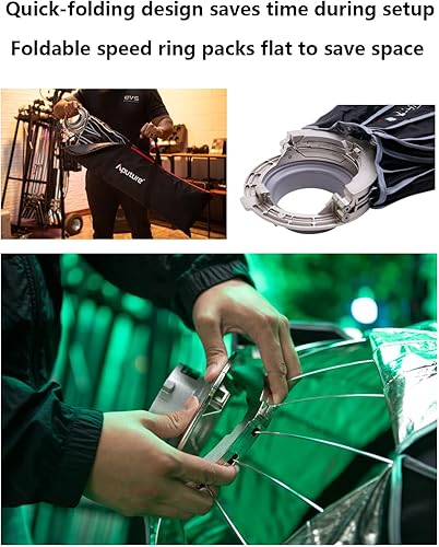 Miniatura 2 de Aputure Cajas blandas Cúpula de luz Mini III Softbox Iluminación estudio Controles Modificadores Universal Bowens Soft Box para amaran 60amaran