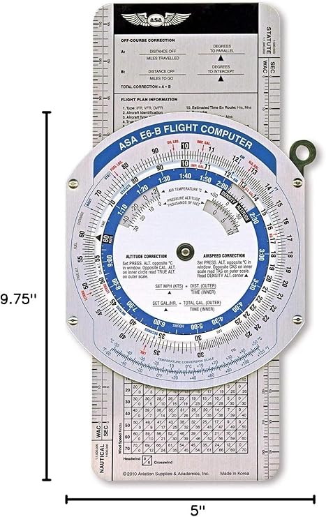 ASA Color E6B Flight Computer