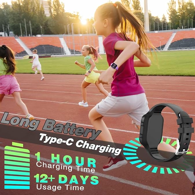 Kids LED Digital Watch, with Pedometer Step Counter, Waterproof, Sport Wristwatch, Calendar, Alarm Clock for Children Boys Girls Teens
