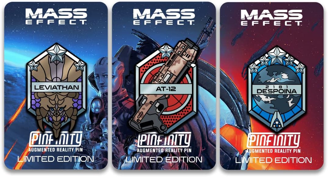 Pinfinity LIMITED EDITION MASS EFFECT LEVIATHAN AR 3 PIN SET