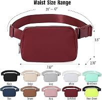 Amazon.com | TOBVZOO Belt Bag Fanny Pack Crossbody Bags for Women