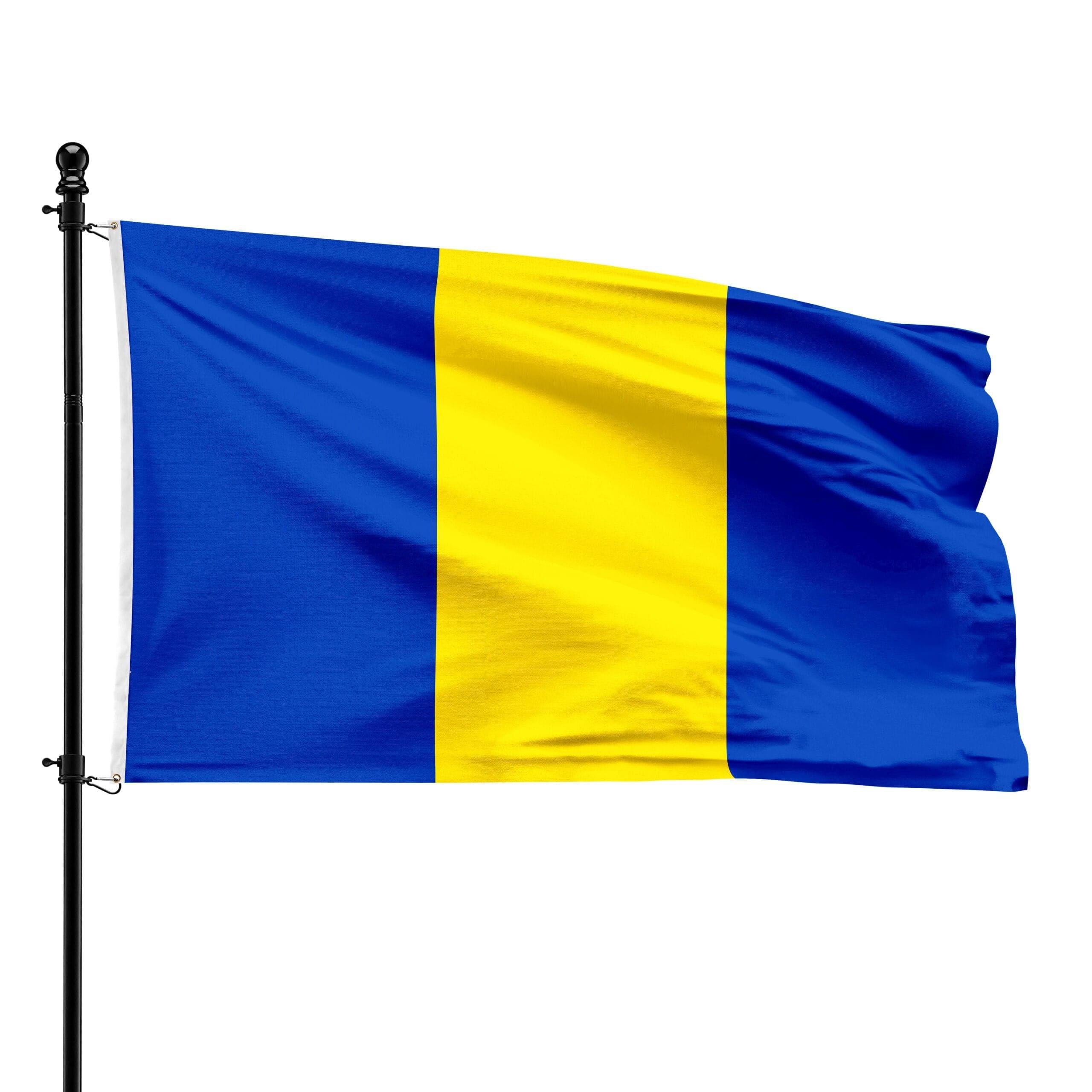 Drapeau de la Brechtse 90 x 150 cm facile à suspendre sur mât de mairie
