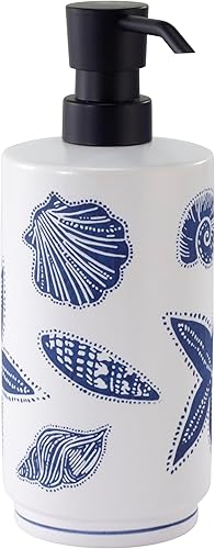 Miniatura 4 de Avanti Linens - Juego de accesorios, juego de 4 piezas que incluye vaso a juego, soporte para cepillo de dientes, jabonera y dispensador de jabón,