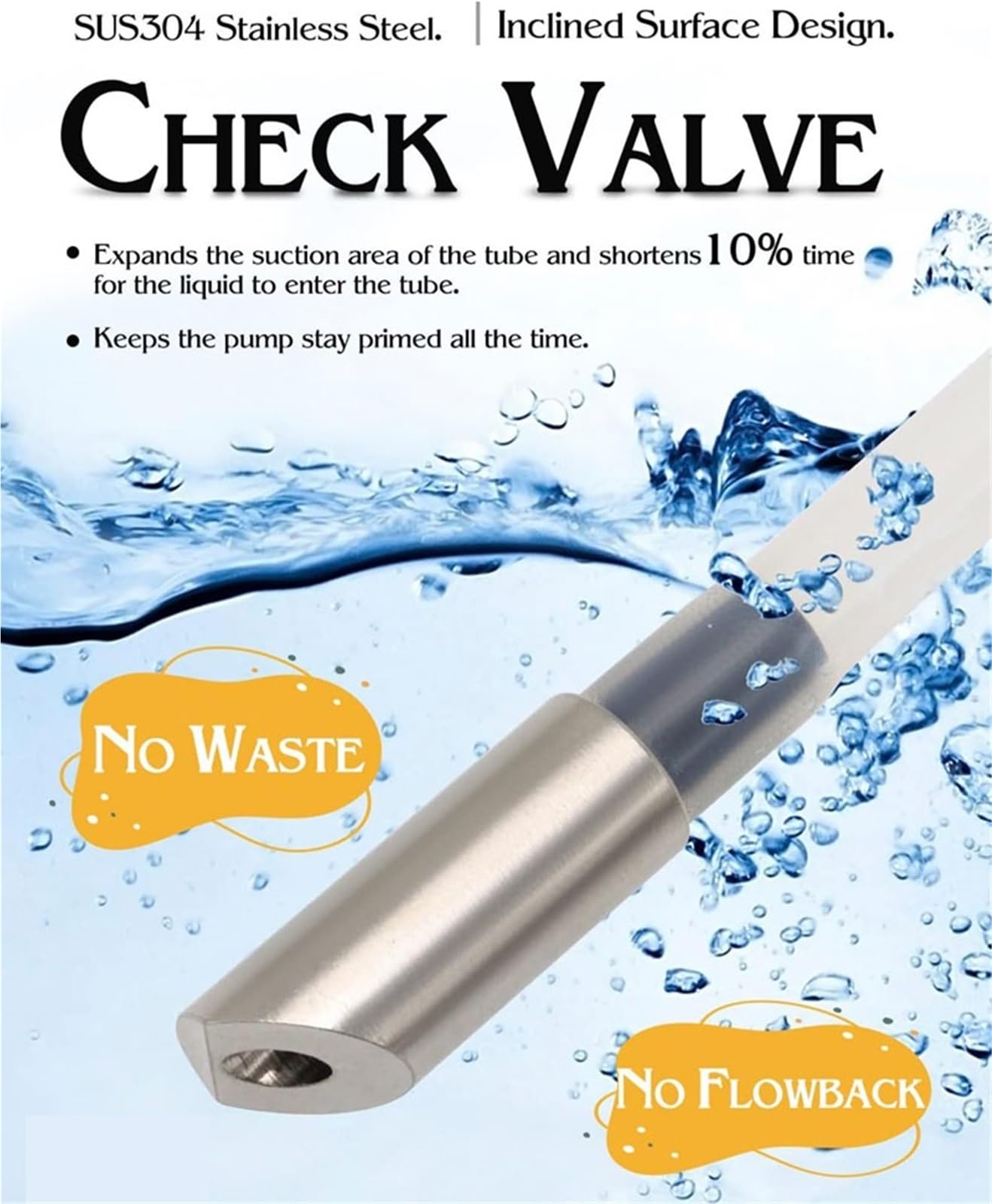 Dispenser per sapone da cucina Dispenser di sapone for lavello a pressione in acciaio inossidabile 304 da 17 once/500 ml con tubo prolunga 120 mm Pompa for liquido cucina e bagno per lavello