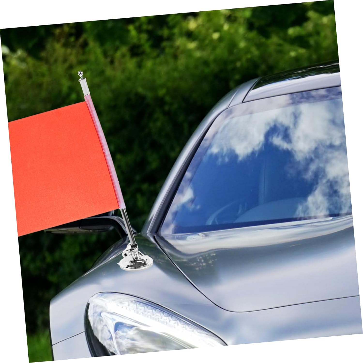Veemoon Cup Flag Pole Holder for Vehicles Easy to Install Car Flag Bracket Versatile and Reusable for Trucks Suvs and Rvs