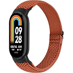 TumCez Cinturino In Nylon Per Xiaomi Smart Band 9 E 8 - Regolabile E Traspirante, Multi Colore - Foto 6