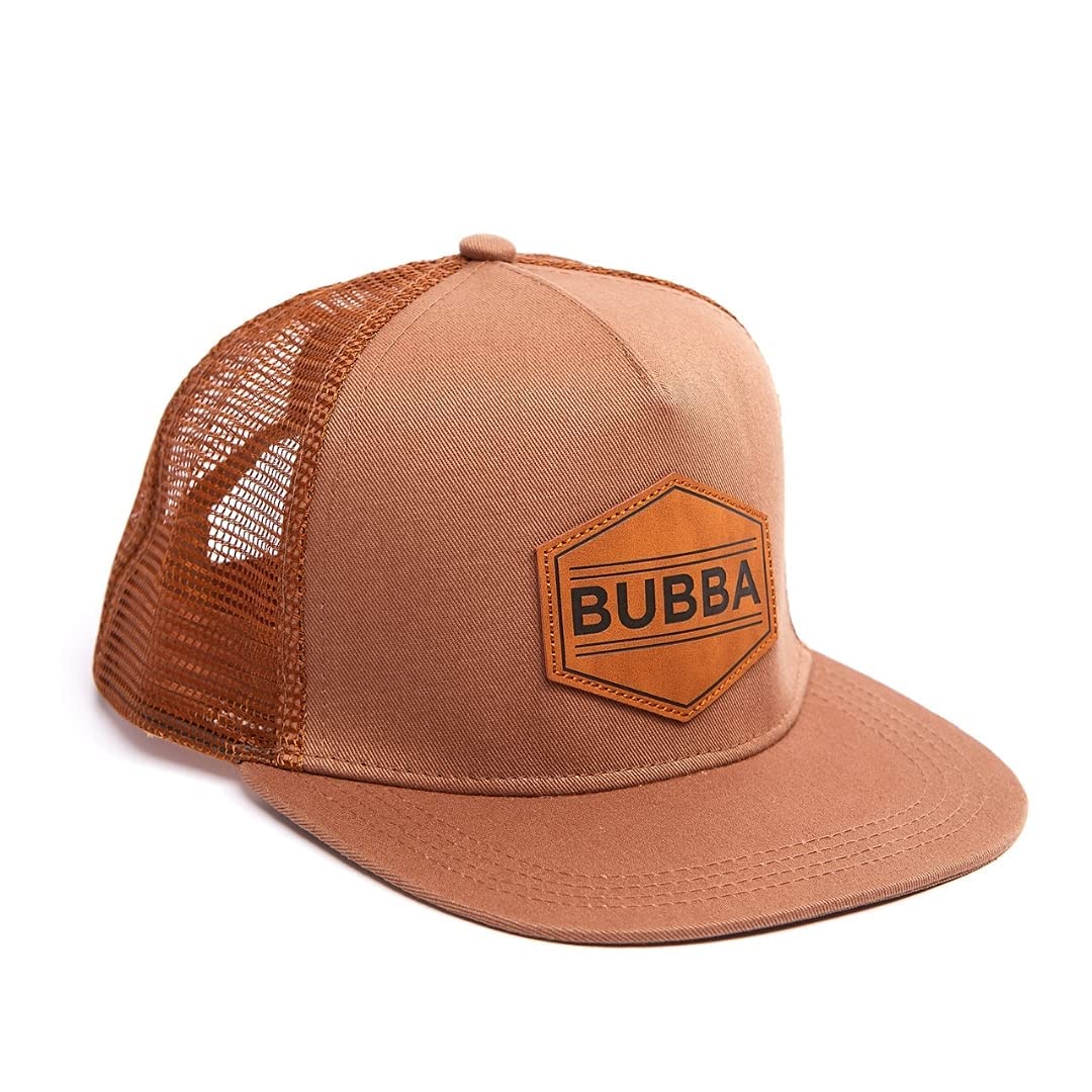 Gorro de béisbol para bebé, gorra de camionero Bubba para bebé, recién nacido, joven, con parche de ala plana, sombrero de sol para verano e invierno