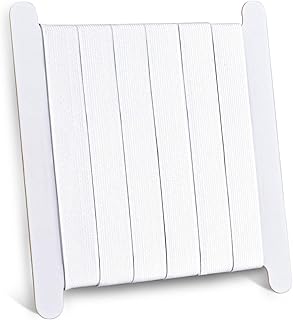 White Elastic Bands for Sewing, 1 Inch Wide, 8.8Yards, Durable & Soft High Elasticity