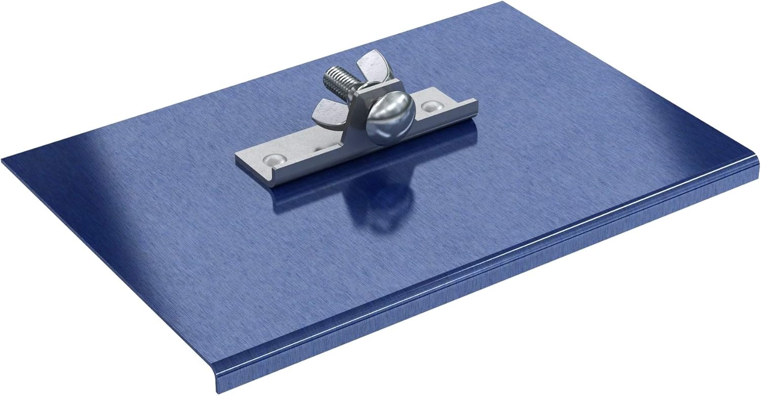 Bon Tool 22-748 Blue Steel Walking Edger, 9-inch x 6-inch, 3/4-inch Radius, 7/8-inch Depth