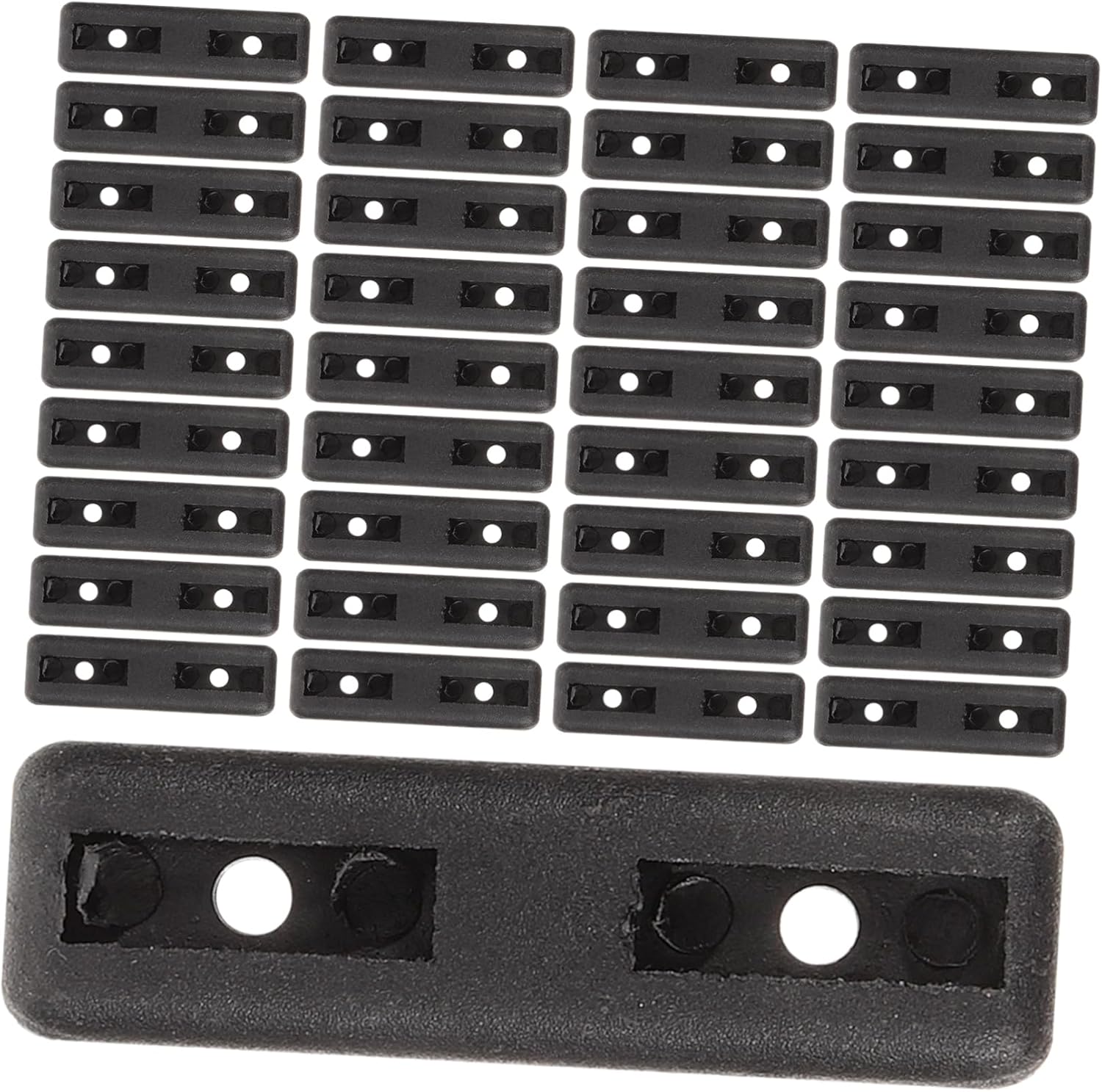 200pcs Rectangular Furniture Pads Anti-Slip Chair Feet Protectors for Hardwood Floors Noise Reduction for Sofas Tables and Desks