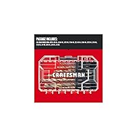 Vista 6 de CRAFTSMAN Juego de brocas de óxido de oro de 14 piezas para madera, plástico o metal (CMAM2214)