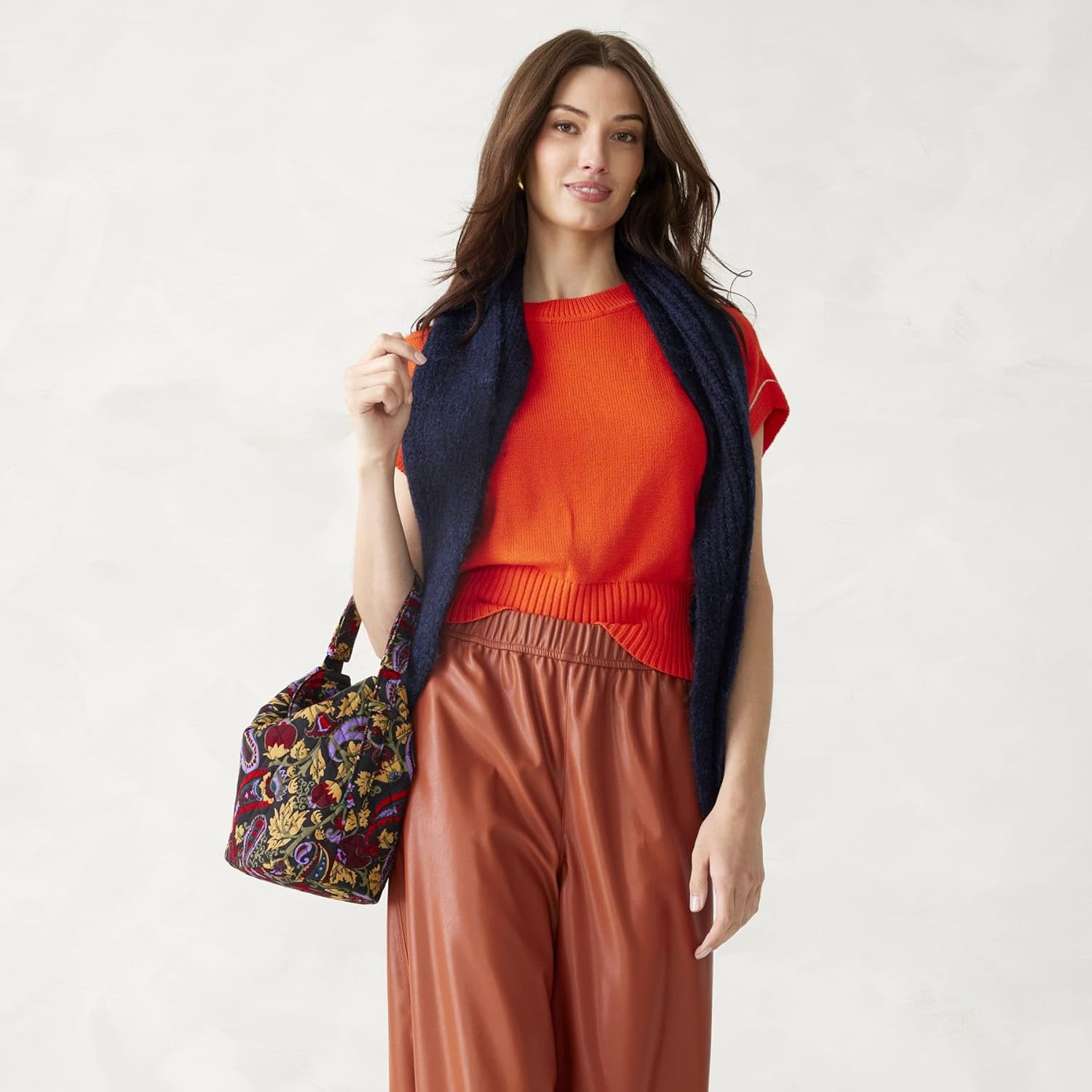 womens Premium Cotton Astoria Shoulder Bag - Image 5