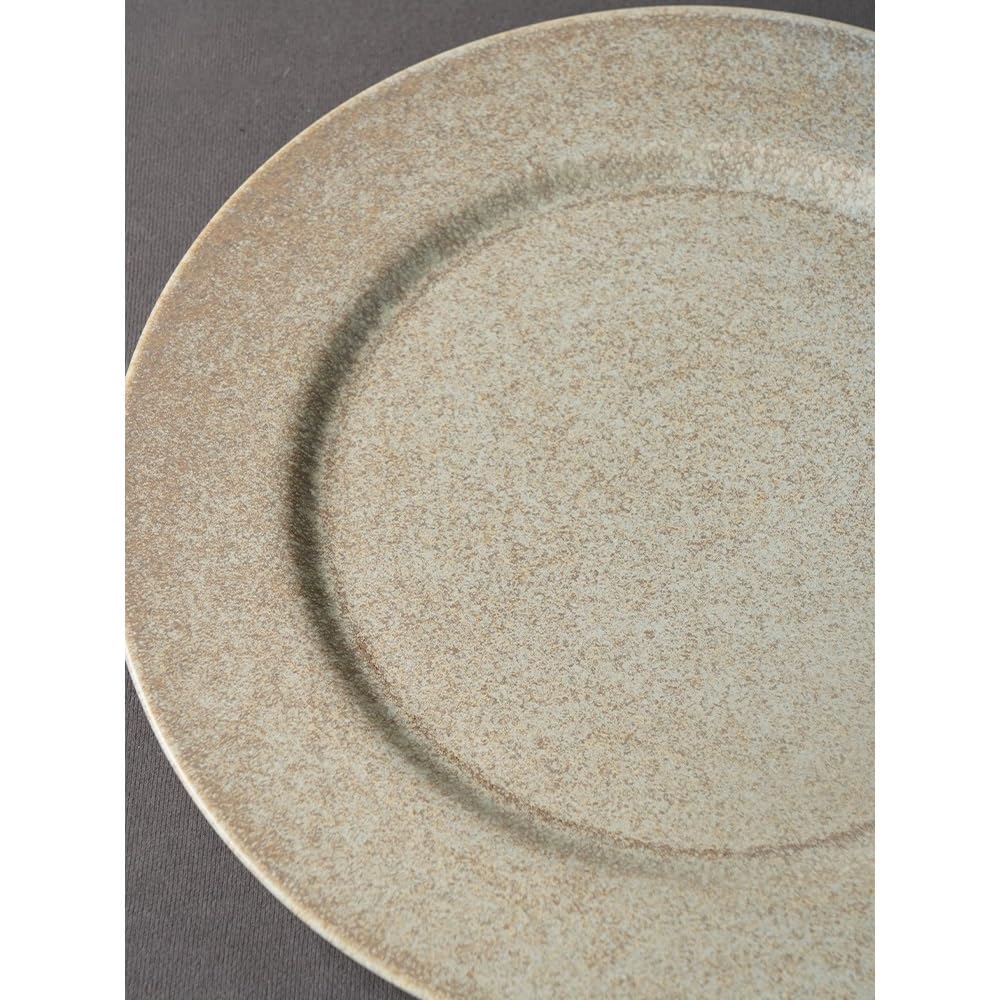 Piatti Cena Ristorante Piatto piatto in ceramica con bordo largo Piatto di pasta bistecca marrone Piatto di verdure Piatto da dessert Stoviglie Forniture Per Feste(10inch)