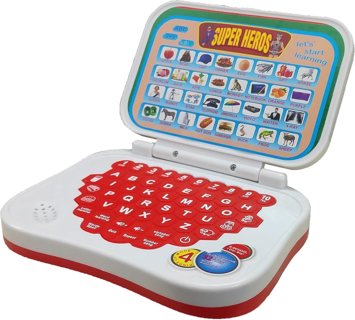 KMC KIDOZ Mini Gift - Educational Learning Laptop Toy for Kids (Multicolor)