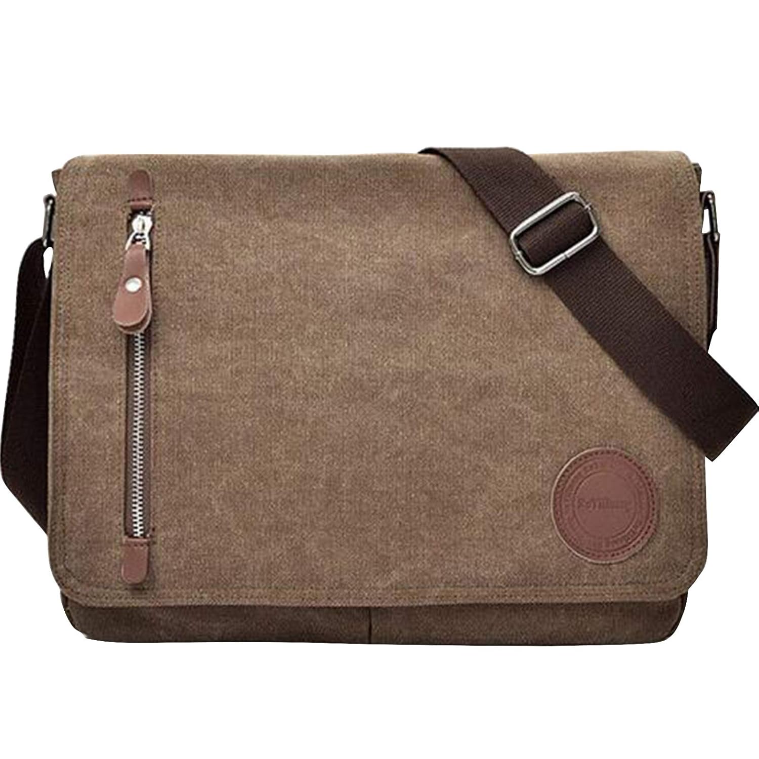 Vintage Canvas Satchel Messenger Bag for Men Women Travel Shoulder bag Satchel Crossbody Bag for 11 6-13 3