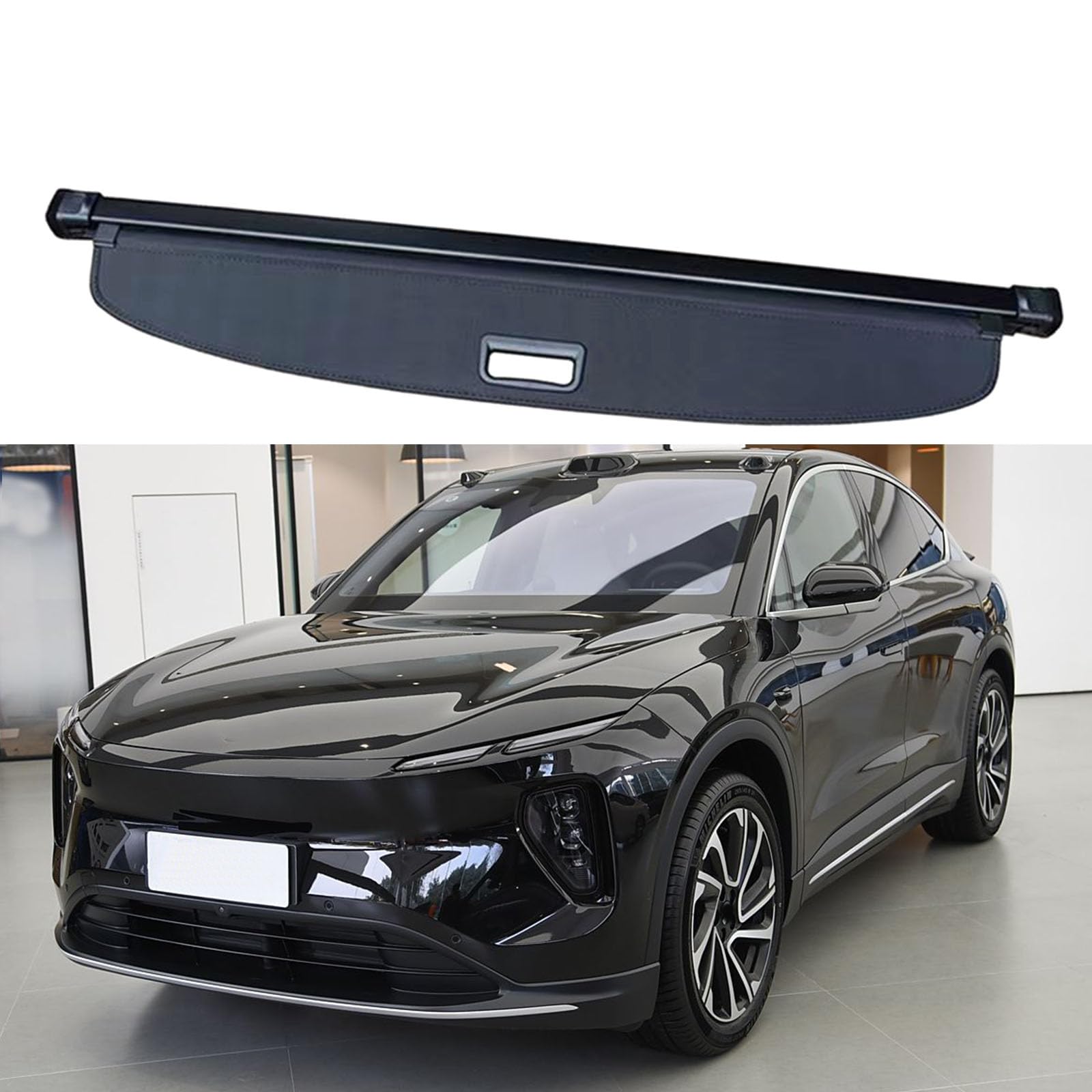 SXLGDW Car Retractable Rear Trunk Parcel Shelf,Compatible with NIO EC6 2023-2025,Car parts
