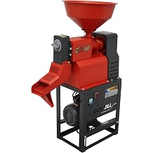220V Rice Milling Machine 1.8KW Commercial Rice Thresher Household Grain Sheller Grain Miller Electric Millet Corn Peeling Machine for Farms 130-170kg/h