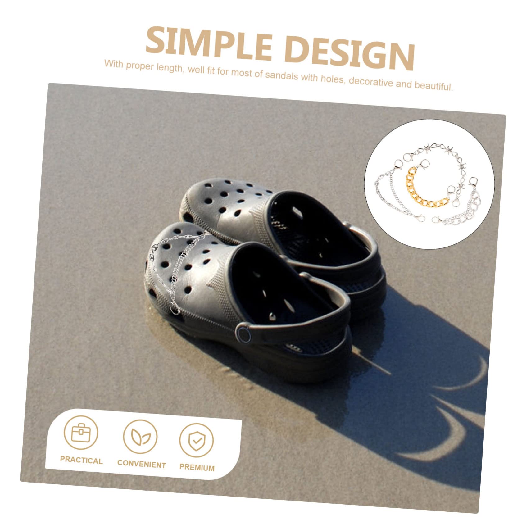 8pezzi Catena Per Scarpe Metallo Con Charms Decorativi Per Uomo e Donna Accessori Per Scarpe Con Design Chic e Facile Installazione Adatti Sandali