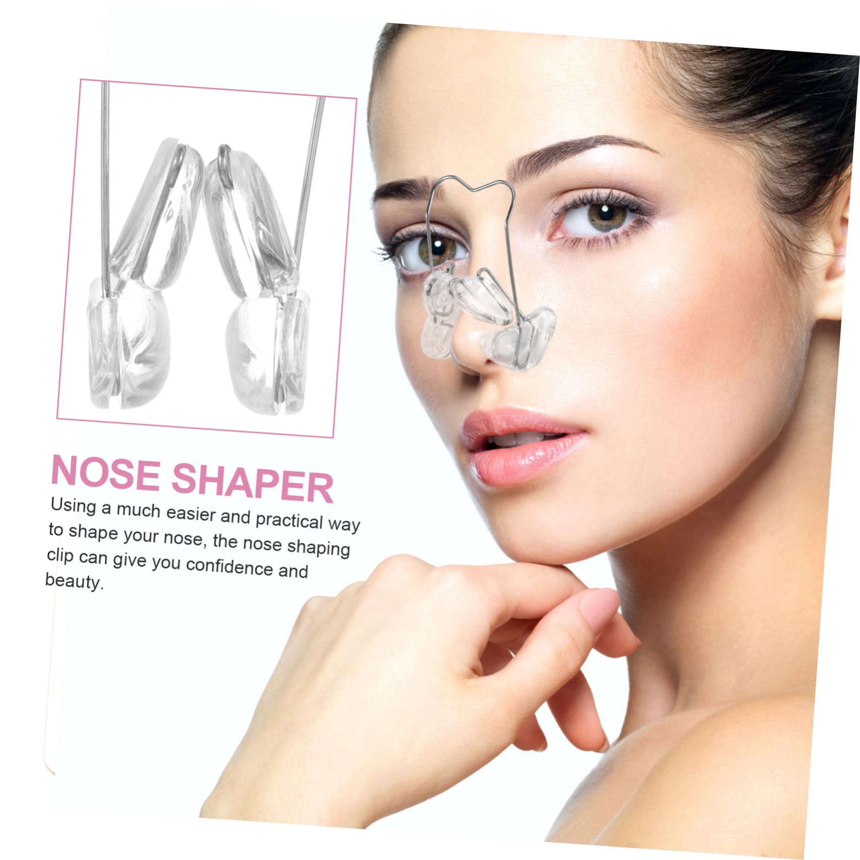 Clip Nasale In Silicone Morbido - Correttore E Modellatore Naso, Massaggiatore Viso - Foto 8