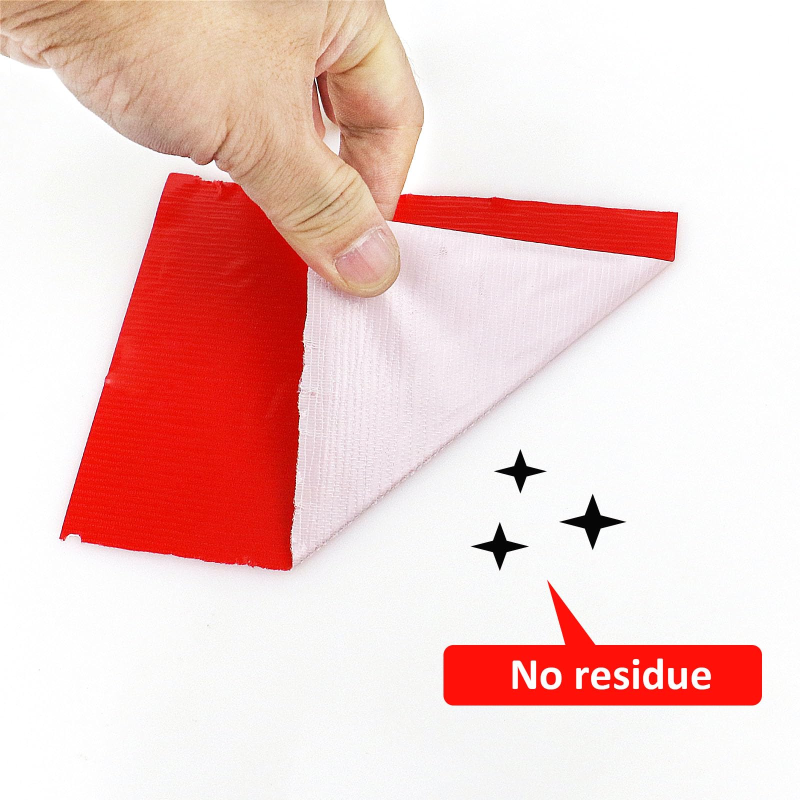 BOMEI PACK Cinta adhesiva de tela roja de 150 mm x 50 m, reforzada, resistente al agua, cinta adhesiva resistente para fijar reparaciones, cajas de etiquetado de manualidades, sellado y flejes para