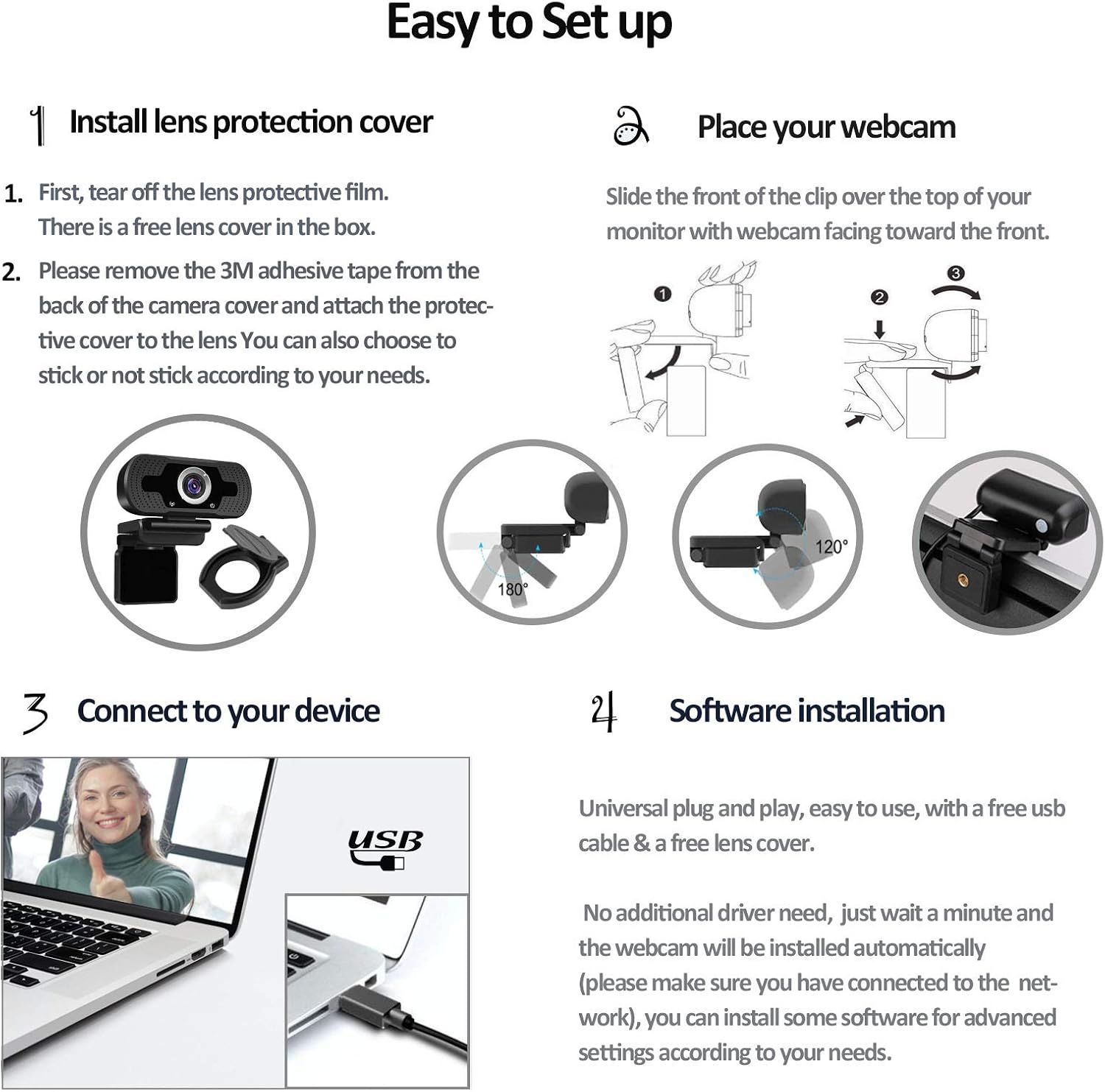One-Day Sale: Up to 80% Off VARWANEO 2021 Upgraded HD 1080P Webcam with Microphone, Privacy Cover&Tripod, 110° Wide View Angle, USB Computer Camera Plug and Play for PC Laptop Desktop Live Streaming, Video Calling and Recording Get Discount Offer VARWANEO 2021 Upgraded HD 1080P Webcam with Microphone, Privacy Cover&Tripod, 110° Wide View Angle, USB Computer Camera Plug and Play for PC Laptop Desktop Live Streaming, Video Calling and Recording