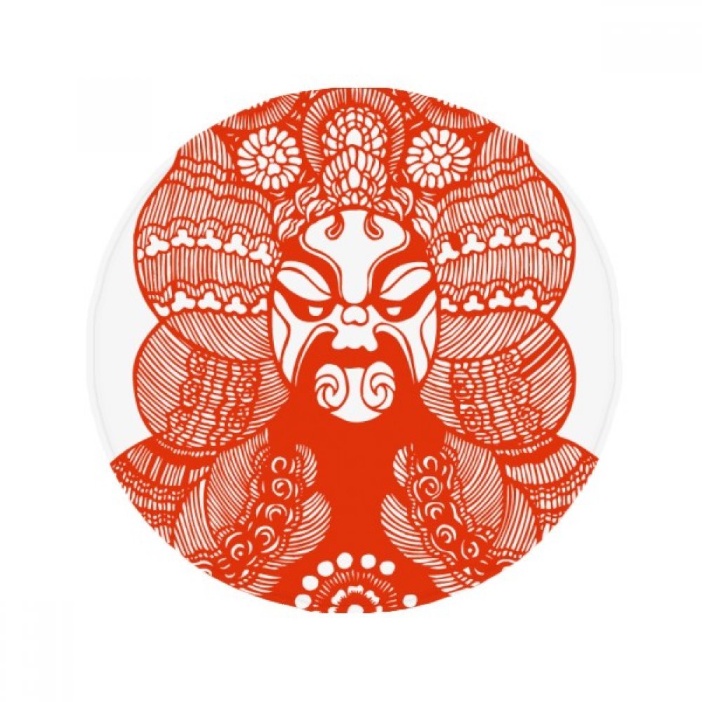 Tapis opéra de Pékin rond 80cm, une idée cadeau originale pour salon et entrée
