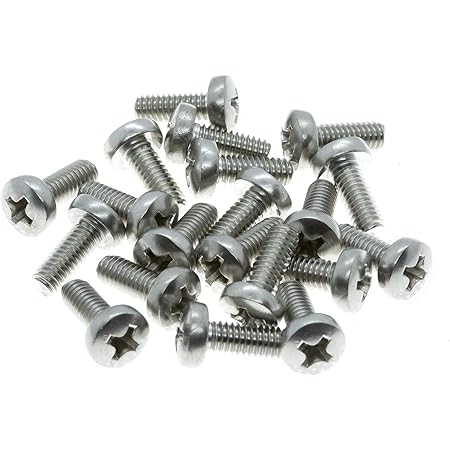 Affix Pozi Pan Head Stainless Steel Screws No.6 9.5mm - Pack Of 100 33 4370