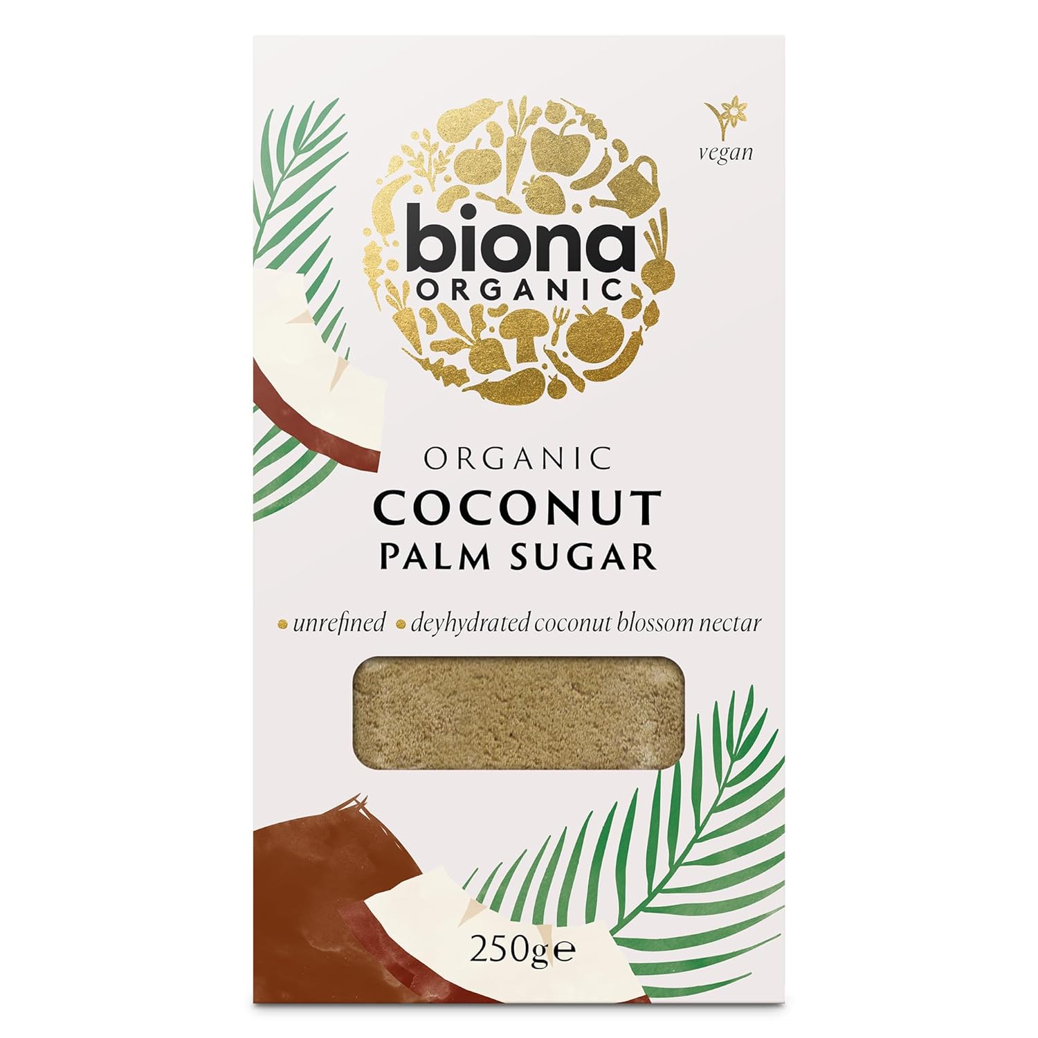 BIONA Coconut Palm Sugar, 250 GR