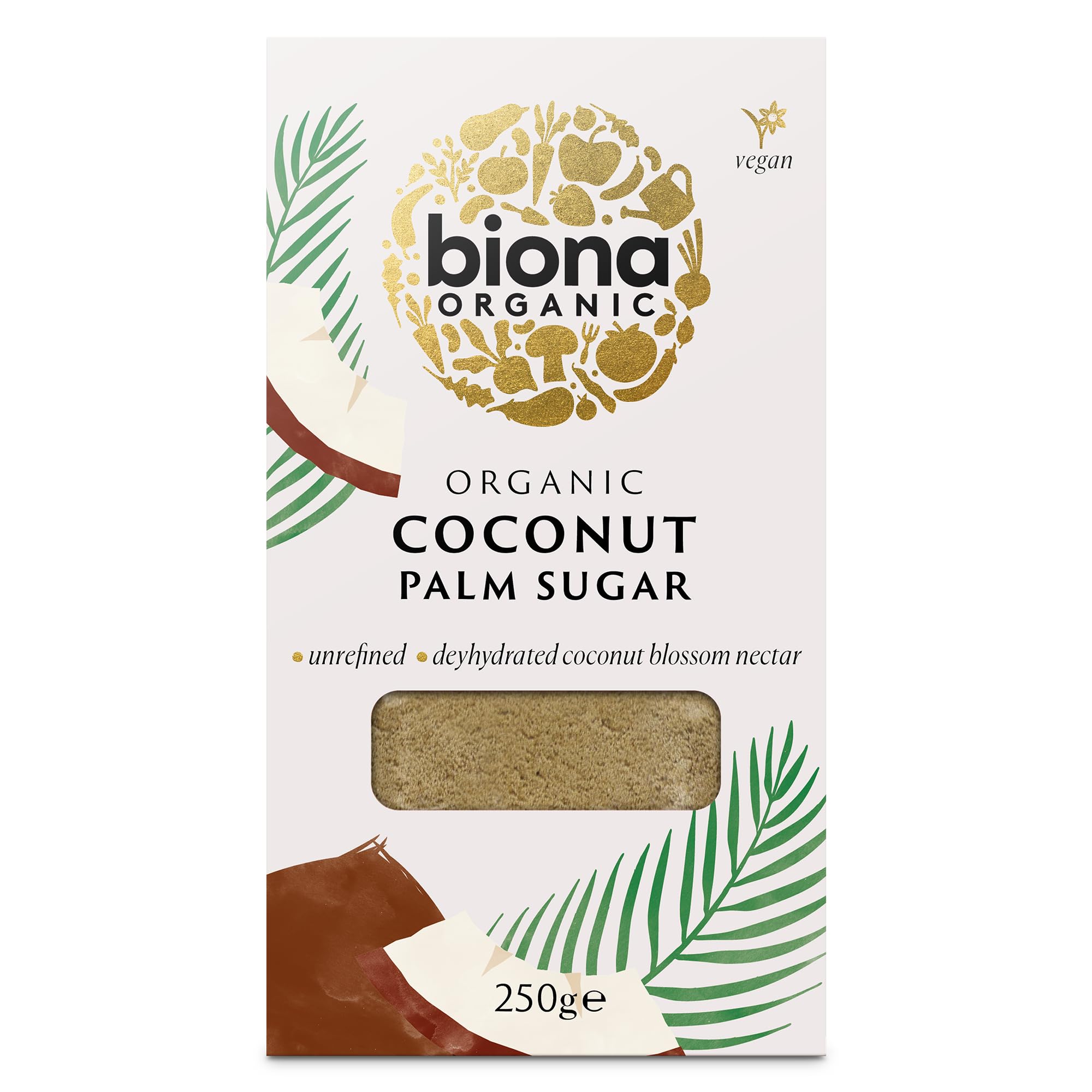 Biona Organic Coconut Palm Sugar, 250g