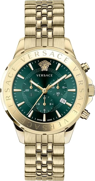 Versace Herrenuhr Chronograph Quarz Edelstahl - VEV600619
