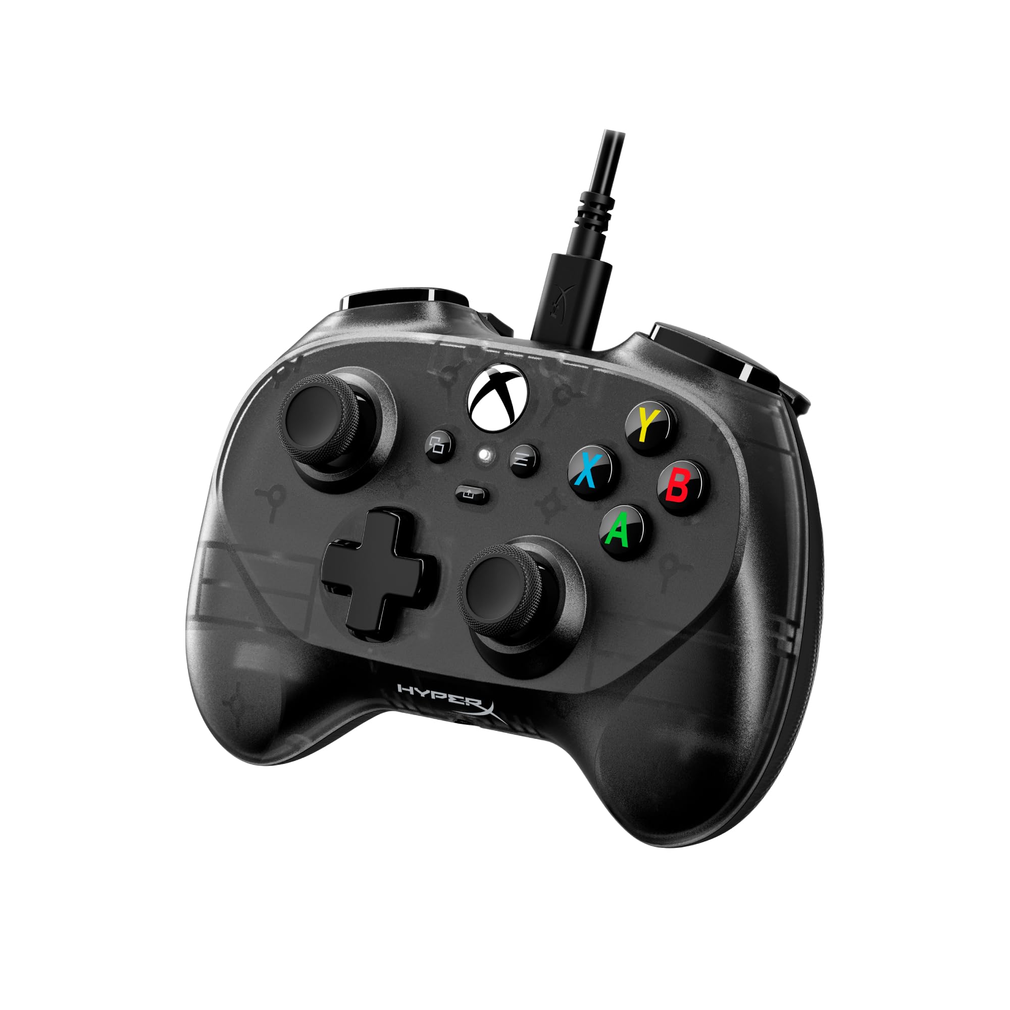 HyperX Clutch Tanto - Mando gaming mini compacto con lincencia de Xbox | Series X|S, funcionalidad completa, botones estándar, cable convertible, diseño ergonómico, Color negro