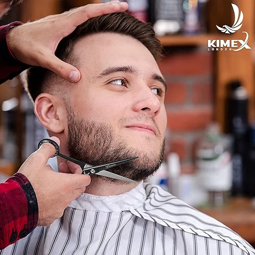 Miniatura 6 de Tijeras profesionales de peluquería - Tijeras de peluquería de hoja afilada - Tijeras de pelo de acero inoxidable - Tijeras de peluquería de punta