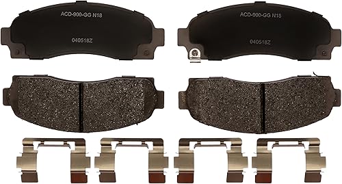 ACDelco Advantage 14D913CH (19286280) Juego de pastillas de freno de disco delantero de cerámica con herrajes