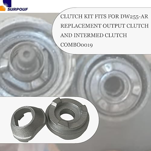 Miniatura 3 de 6 piezas SURPOUF 152498-00 Kit de embrague 386303-00 se adapta a DeWalt DW255-AR Embrague Intermed de repuesto COMBO00194 y embrague de salida