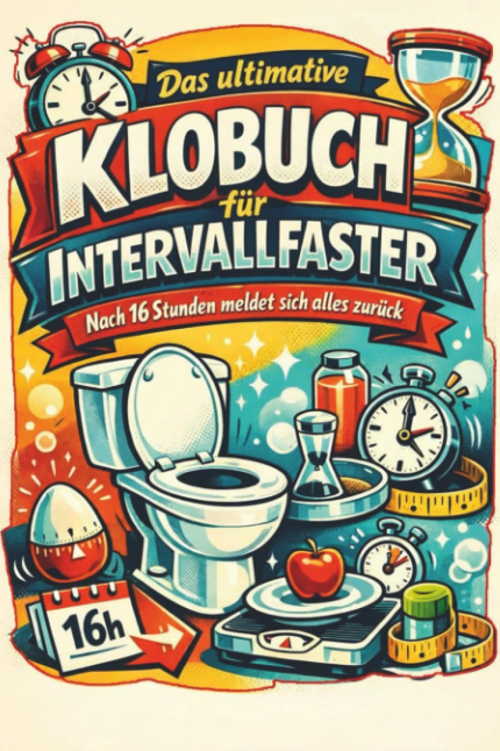 Das ultimative Klobuch für Intervallfaster: Nach 16 Stunden meldet sich alles zurück. Lustiges Geschenk mit Lifehacks, Fun Facts und Geschichten