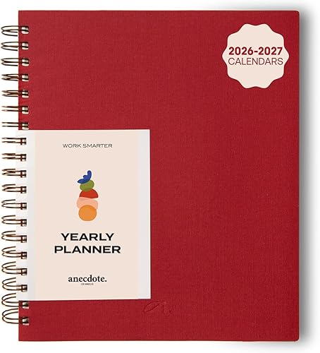 Miniatura 20 de Planificador Anecdote 2026: Un Planificador Mensual, Semanal y Diario 2026 para Planificar tu Éxito - Tamaño A5 Tapa Dura Comienza en Cualquier Negro