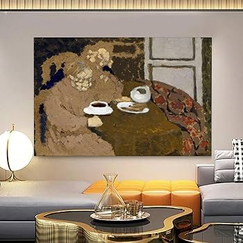 Amazon.co.jp: コーヒーを飲む女性のポスター 1893 年にエドゥ