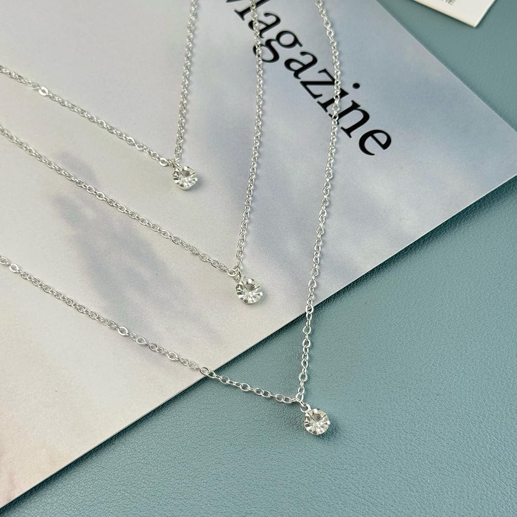 Artmiss Colar feminino em camadas de strass simples duplo multicamadas colar com pingente para menina em promoção! Veja a oferta e mais achadinhos de Bijuterias 3 Hoje é o melhor dia para comprar Artmiss Colar feminino em camadas de strass simples duplo multicamadas colar com pingente para menina com aquele preço maroto! Promoção! Aproveite a oferta! 3